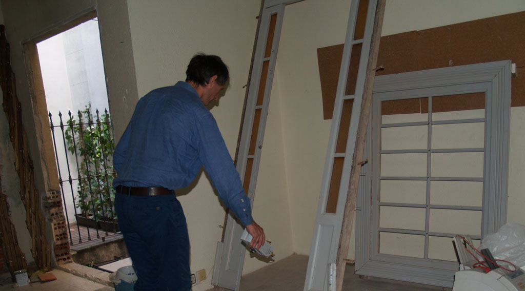 mesurament de camps i ones a un PRINCIPAL DE L'EIXAMPLE