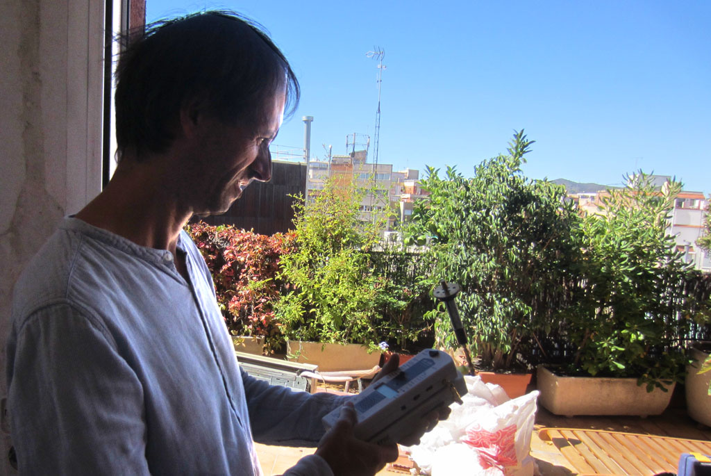 medición de campos y ondas en ÁTICO DEL EIXAMPLE